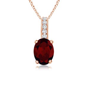 A - Garnet / 1.13 CT / 14 KT Rose Gold