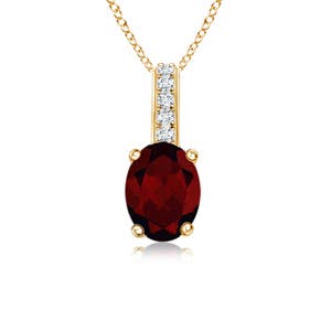 A - Garnet / 1.13 CT / 14 KT Yellow Gold