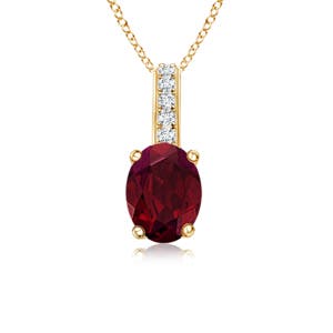 AA - Garnet / 1.13 CT / 14 KT Yellow Gold