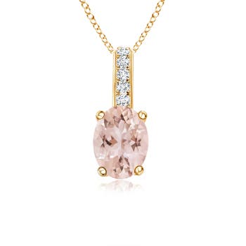 AAA - Morganite / 0.73 CT / 14 KT Yellow Gold