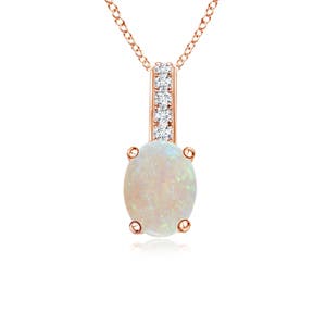 AA - Opal / 0.31 CT / 14 KT Rose Gold