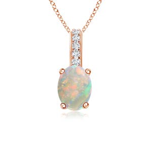 AAAA - Opal / 0.31 CT / 14 KT Rose Gold