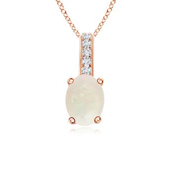 A - Opal / 0.48 CT / 14 KT Rose Gold