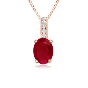 AA - Ruby / 1.23 CT / 14 KT Rose Gold