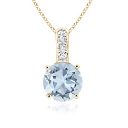 Round A Aquamarine