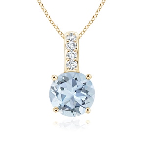 Round A Aquamarine