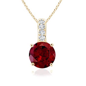 AAA - Garnet / 1.02 CT / 14 KT Yellow Gold