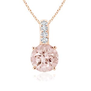 AA - Morganite / 0.44 CT / 14 KT Rose Gold