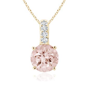 AA - Morganite / 0.72 CT / 14 KT Yellow Gold