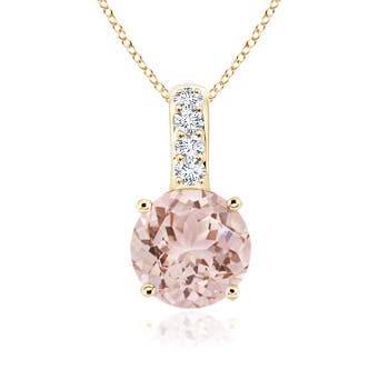 AAA - Morganite / 0.72 CT / 14 KT Yellow Gold