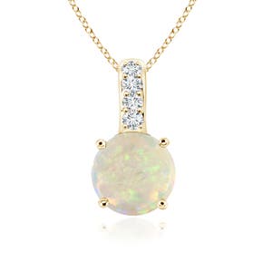 AAA - Opal / 0.35 CT / 14 KT Yellow Gold