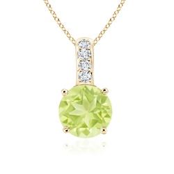 Round A Peridot