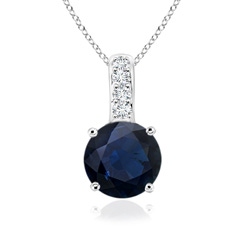 Round A Blue Sapphire