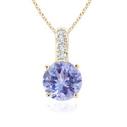 AA - Tanzanite / 0.27 CT / 14 KT Yellow Gold