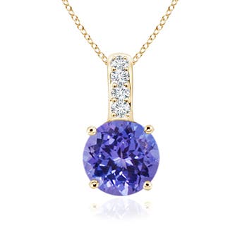 AA - Tanzanite / 0.92 CT / 14 KT Yellow Gold