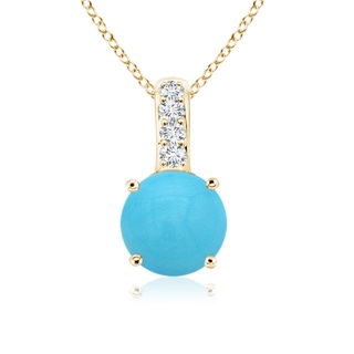 Round AA Turquoise