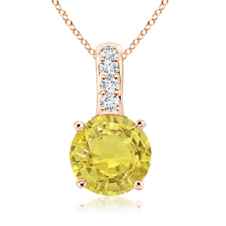 Round AA Yellow Sapphire
