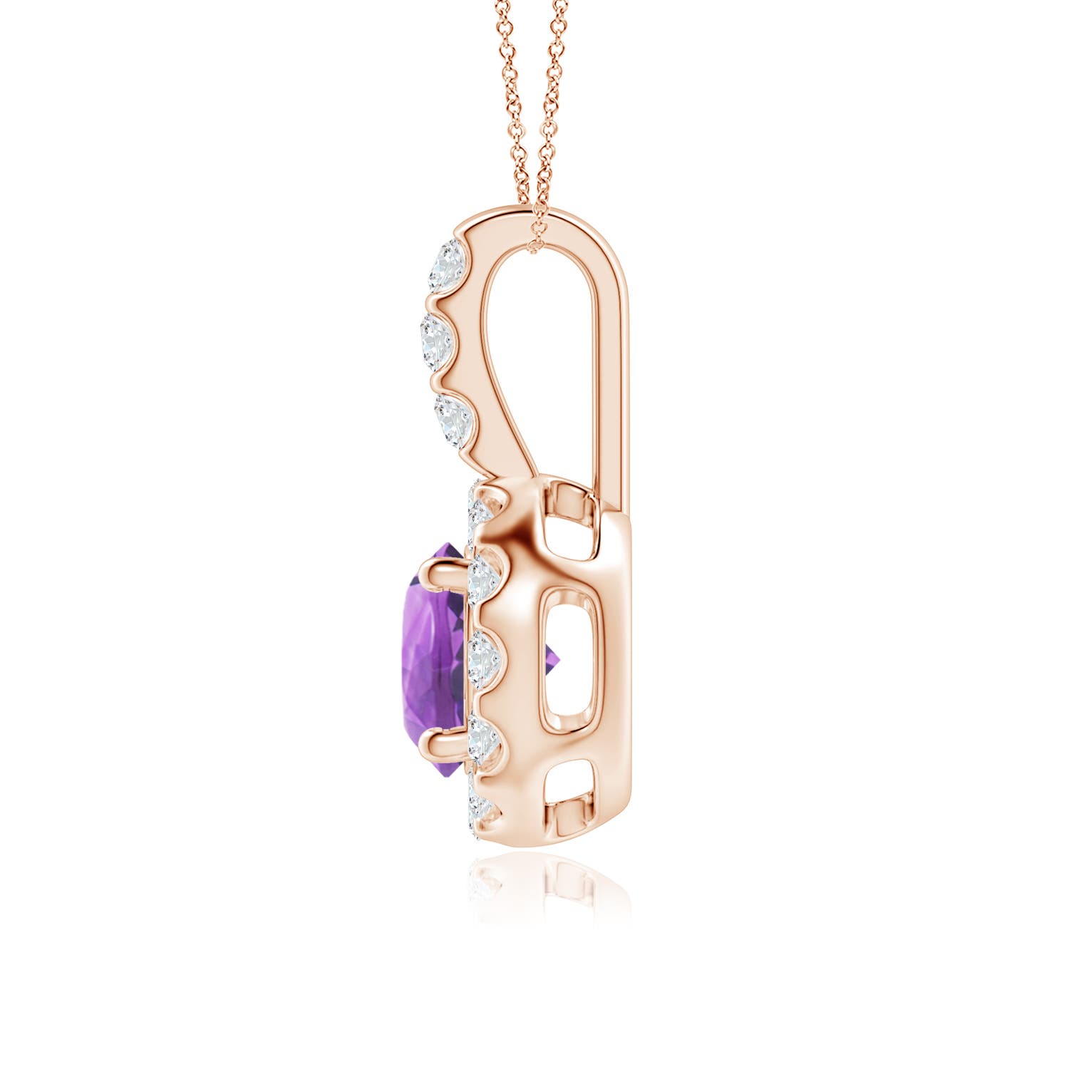 A - Amethyst / 1.07 CT / 14 KT Rose Gold