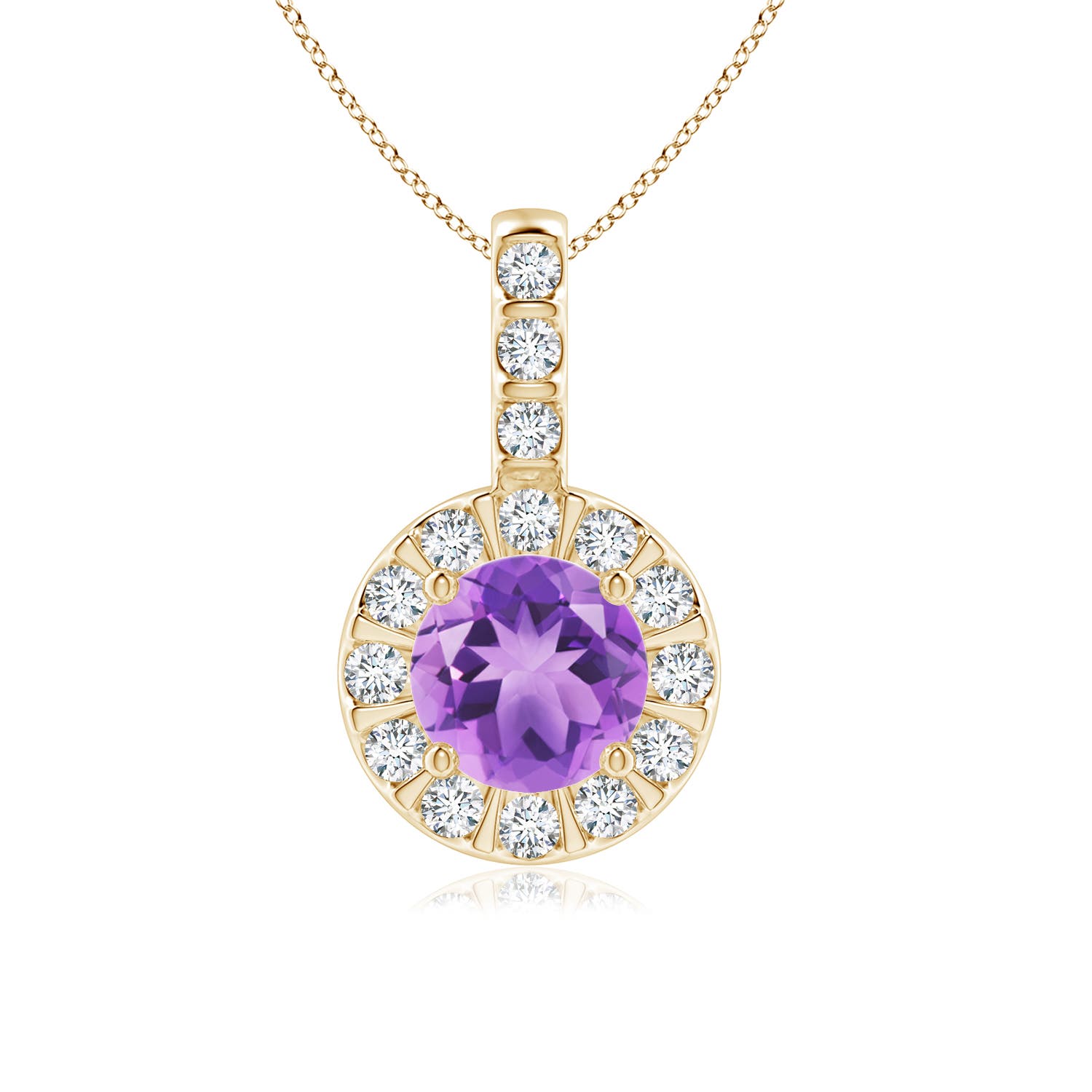 A - Amethyst / 1.07 CT / 14 KT Yellow Gold