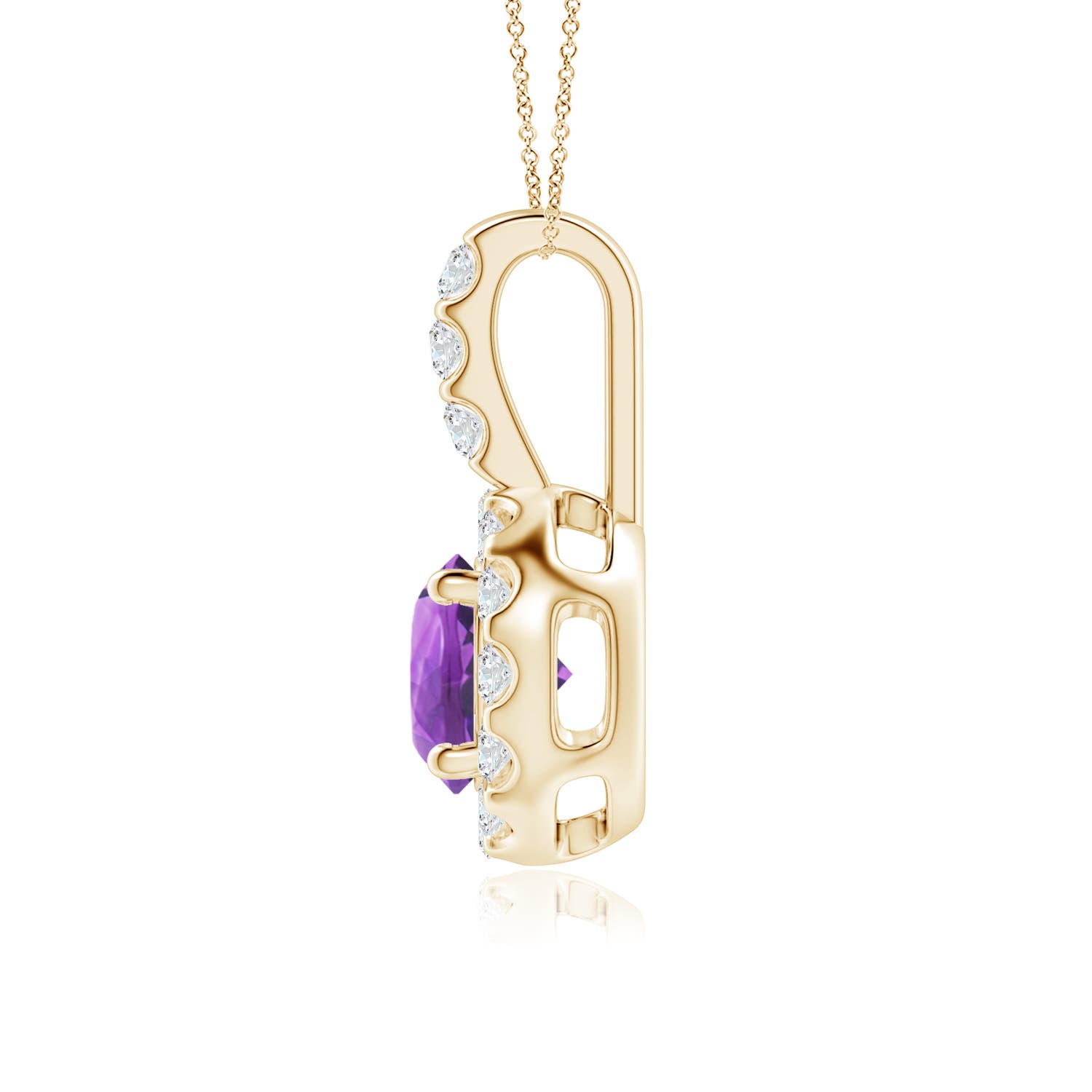 AA - Amethyst / 1.07 CT / 14 KT Yellow Gold