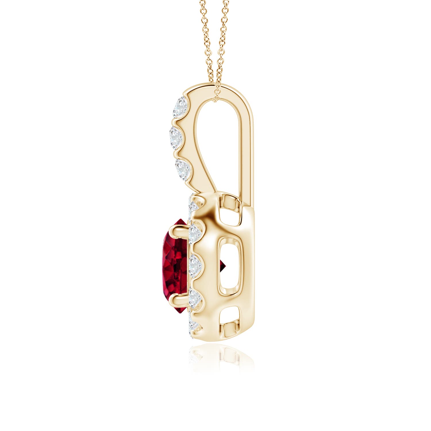 AAA - Garnet / 1.27 CT / 14 KT Yellow Gold