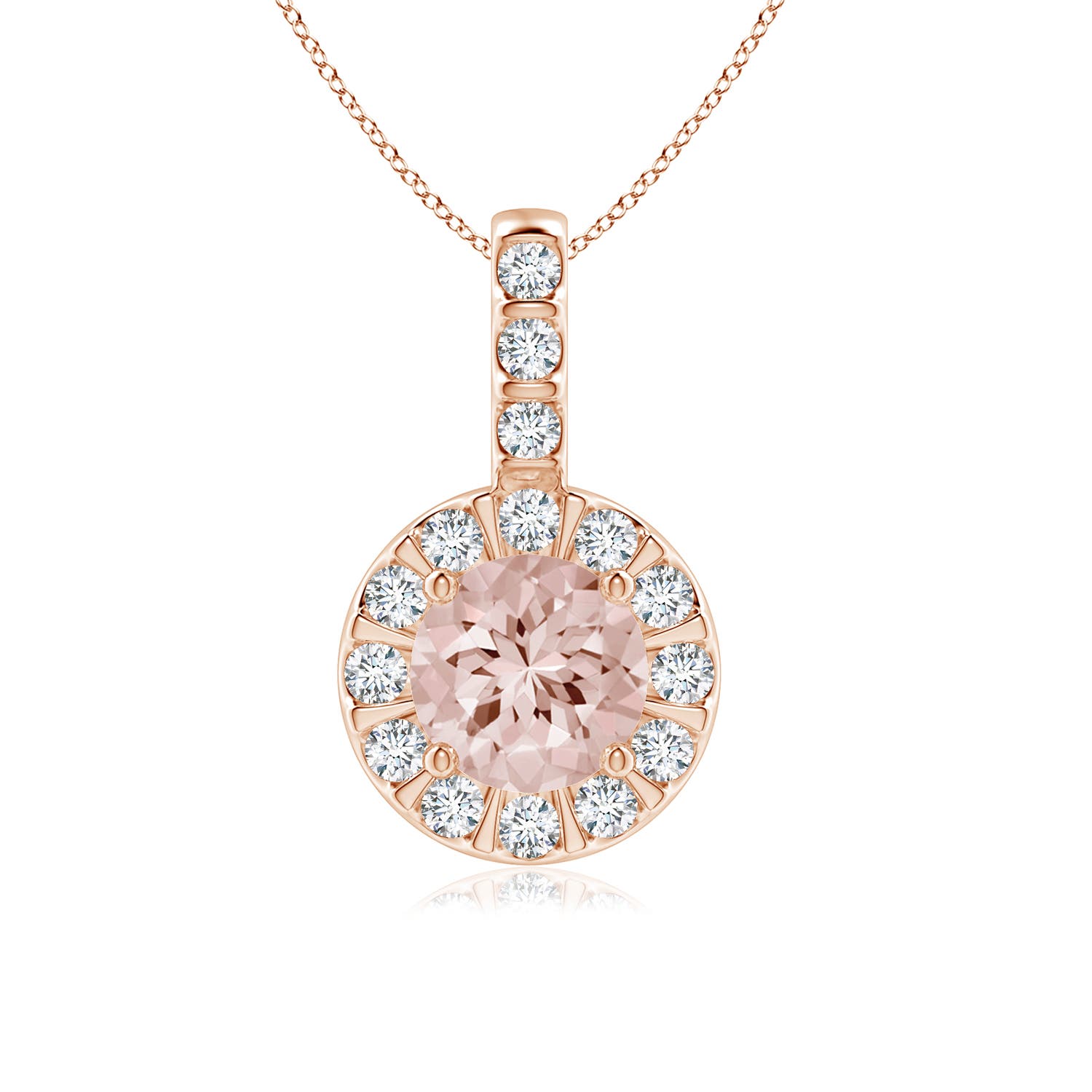 AA - Morganite / 0.97 CT / 14 KT Rose Gold