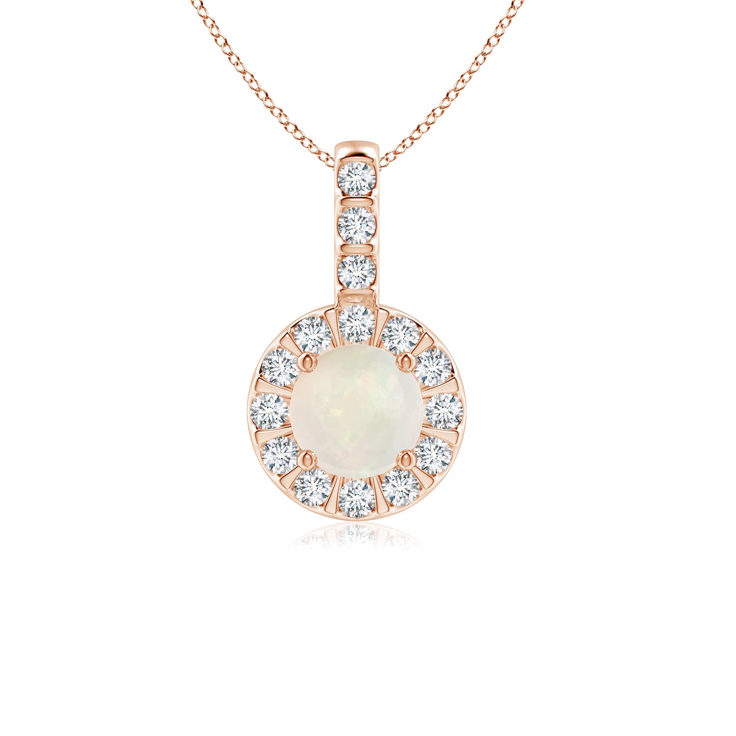 A - Opal / 0.51 CT / 14 KT Rose Gold