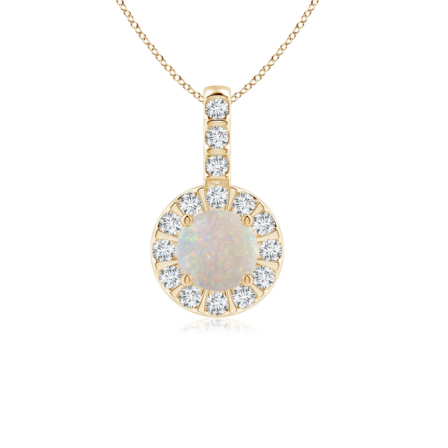 AA - Opal / 0.51 CT / 14 KT Yellow Gold