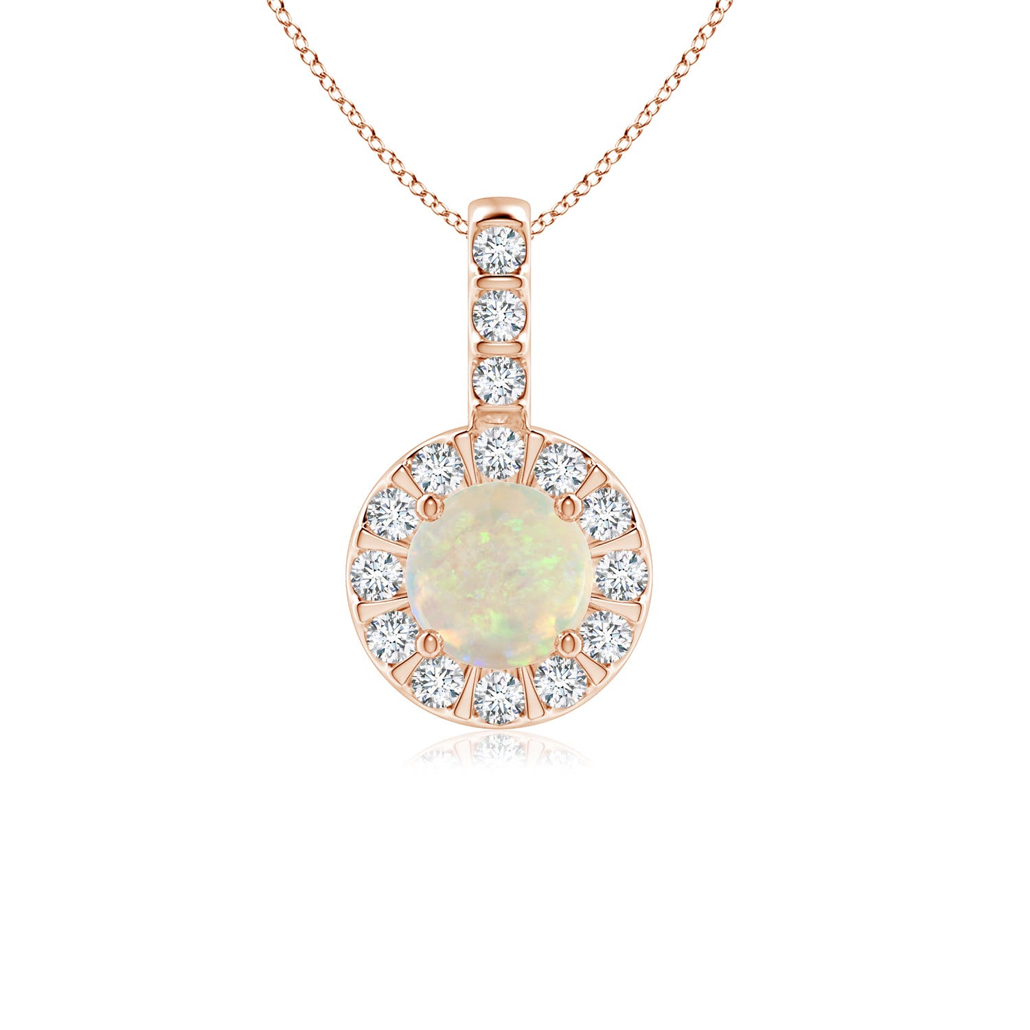 AAA - Opal / 0.51 CT / 14 KT Rose Gold