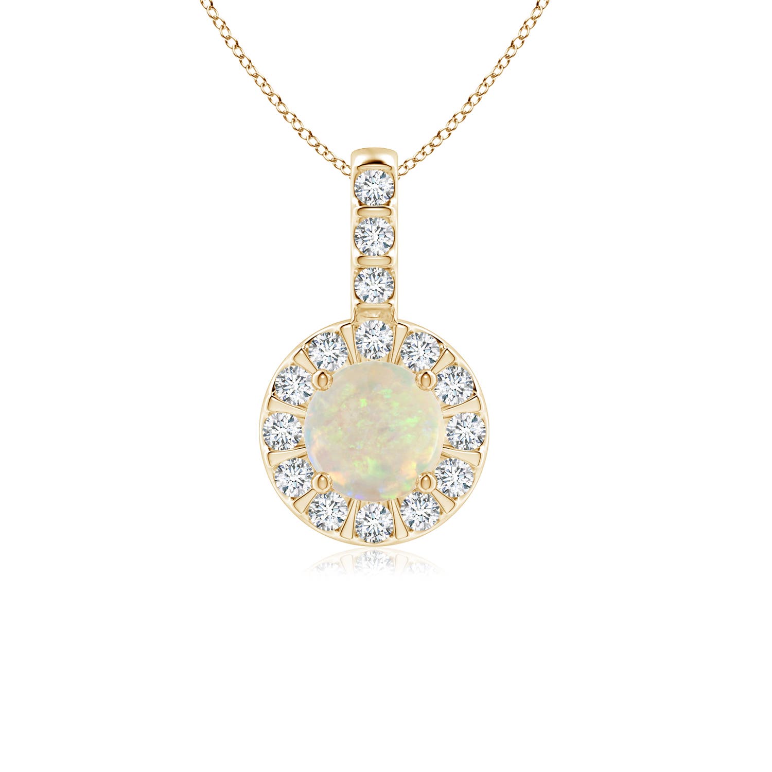 AAA - Opal / 0.51 CT / 14 KT Yellow Gold