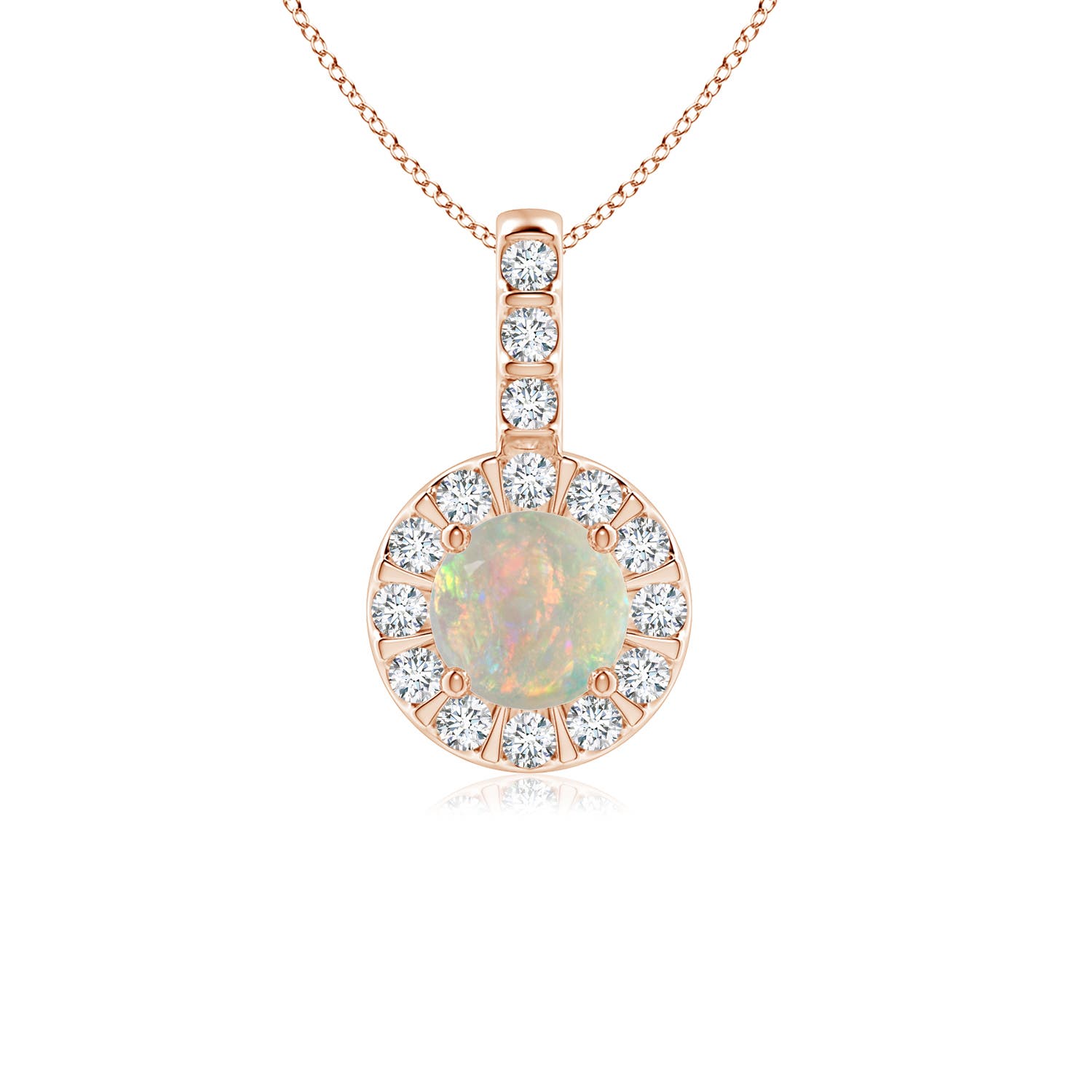 AAAA - Opal / 0.51 CT / 14 KT Rose Gold