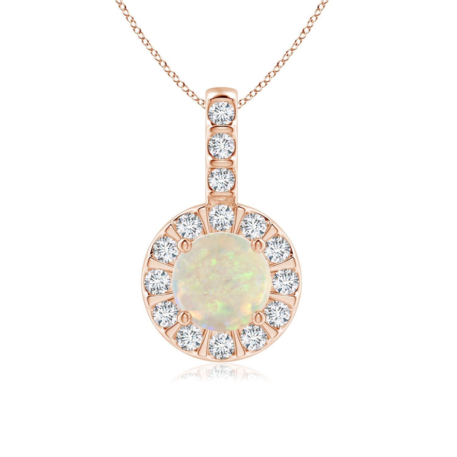 AAA - Opal / 0.77 CT / 14 KT Rose Gold