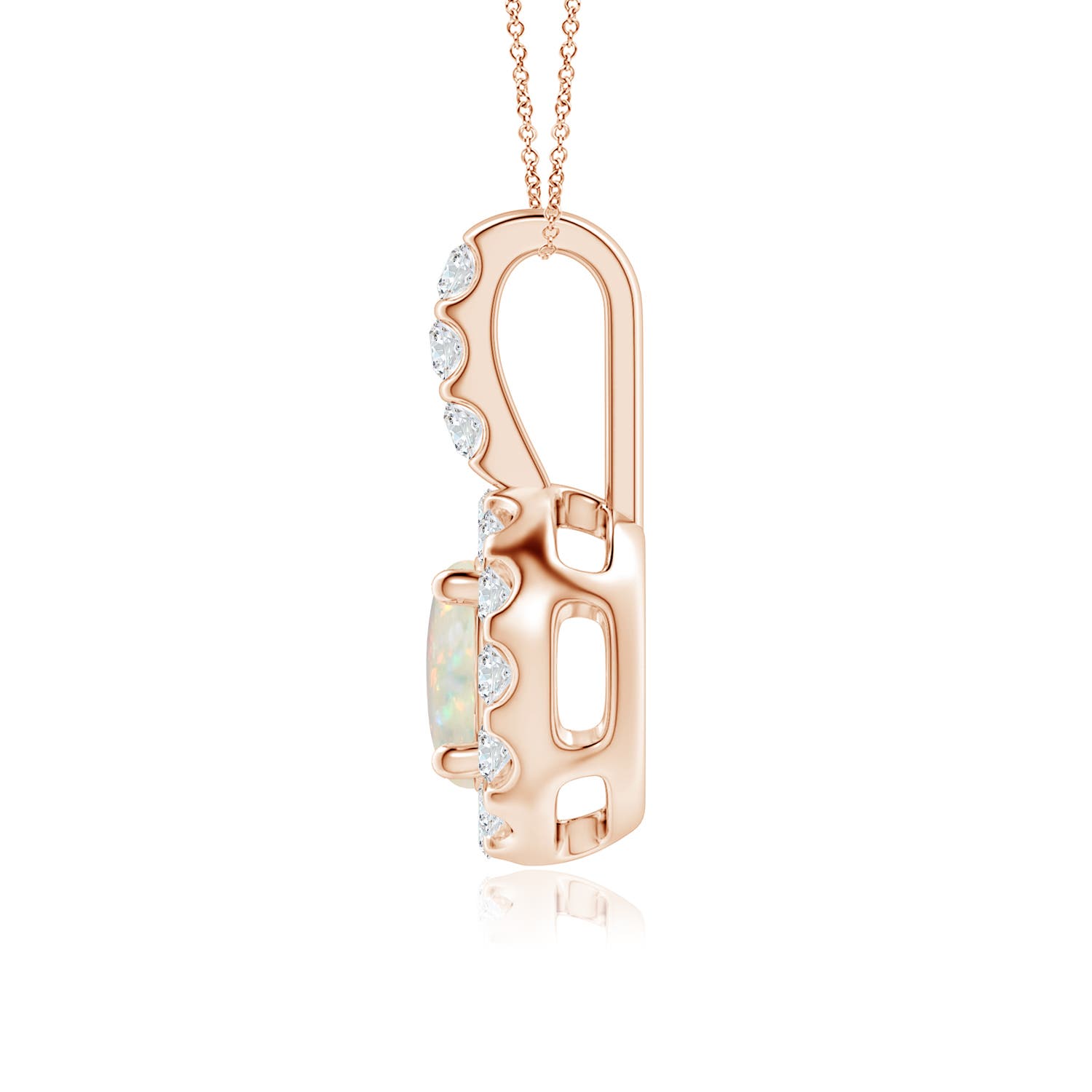 AAA - Opal / 0.77 CT / 14 KT Rose Gold