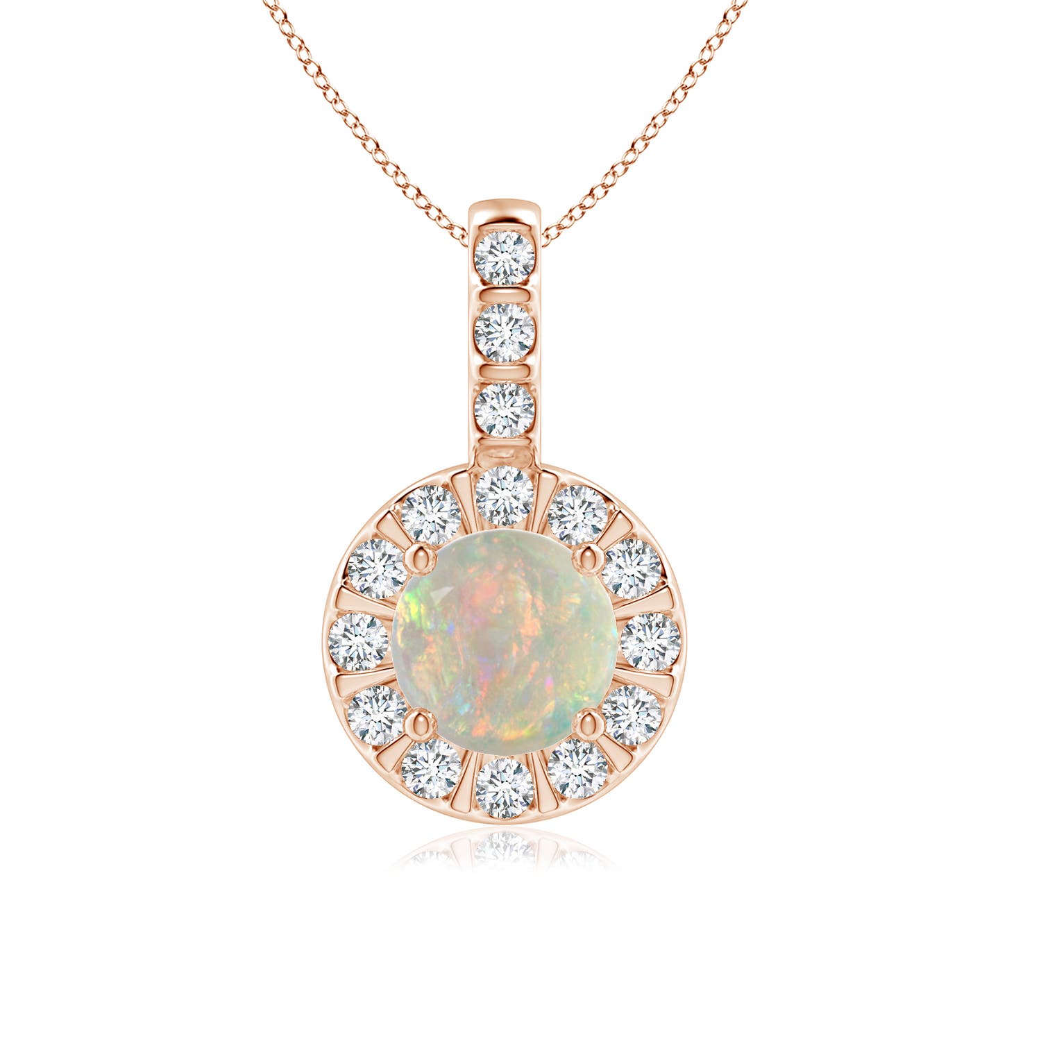 AAAA - Opal / 0.77 CT / 14 KT Rose Gold