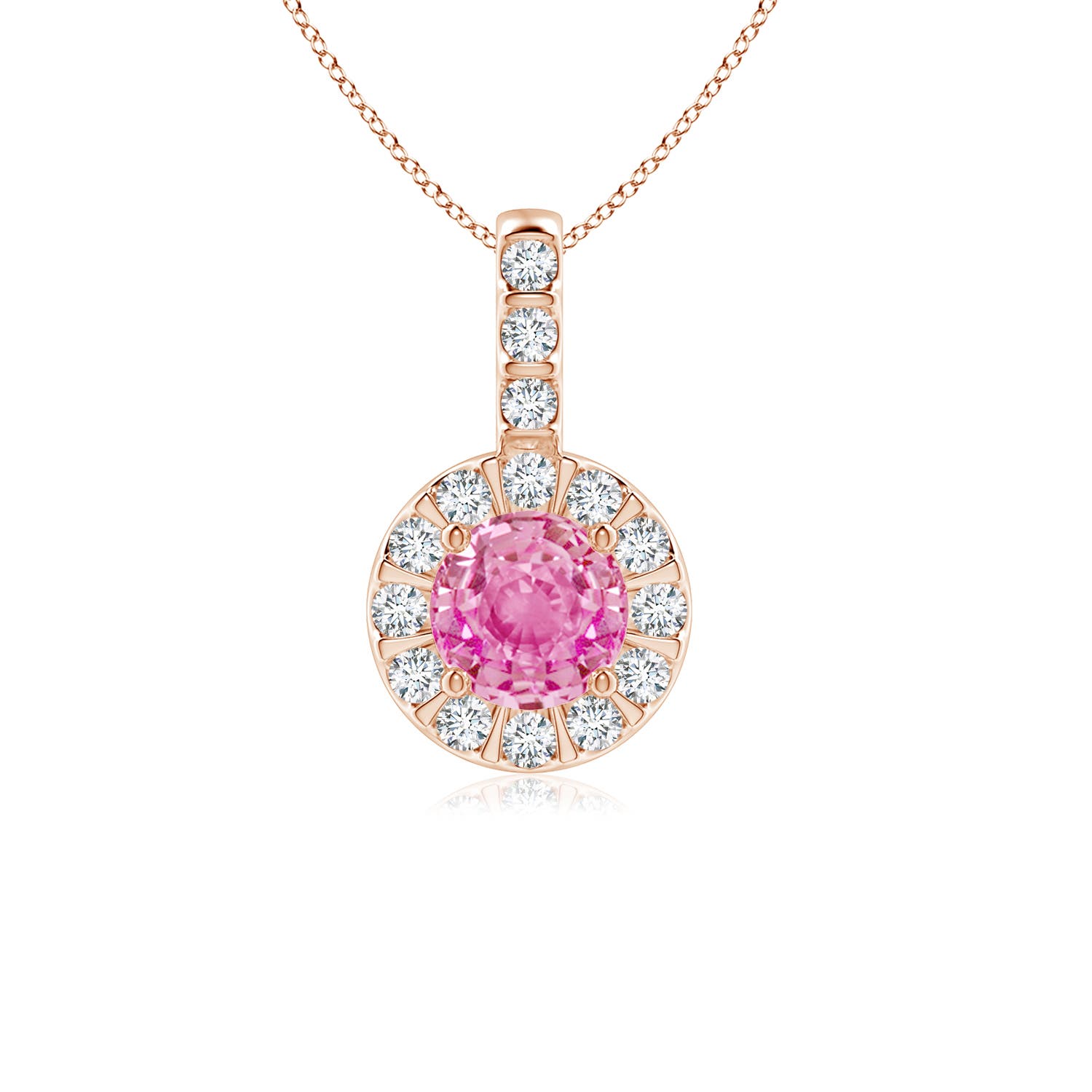 AA - Pink Sapphire / 0.78 CT / 14 KT Rose Gold