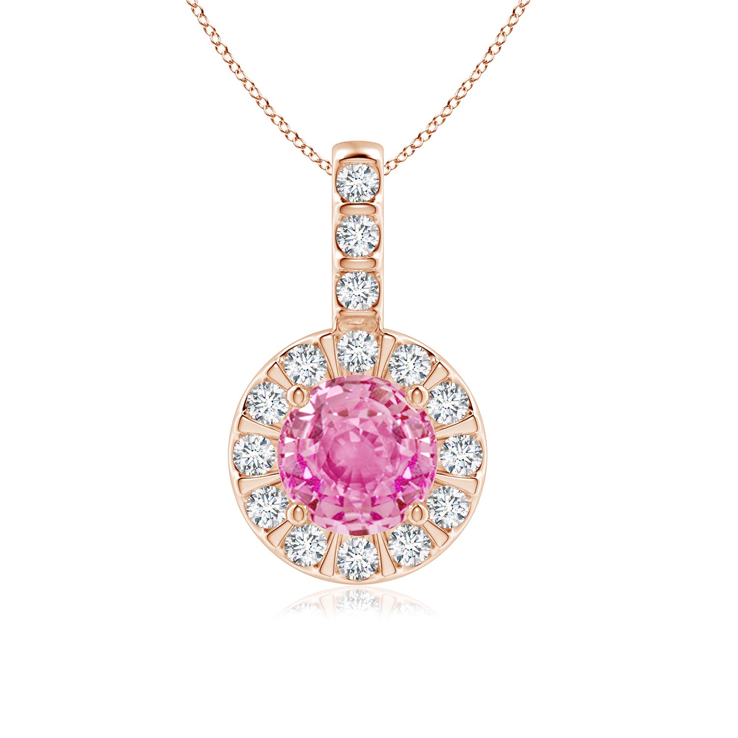 AA - Pink Sapphire / 1.27 CT / 14 KT Rose Gold