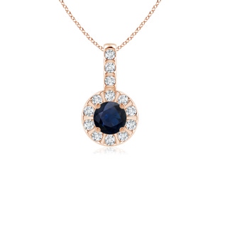Round A Blue Sapphire