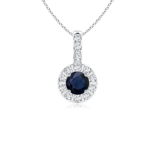 Round A Blue Sapphire