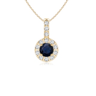 Round A Blue Sapphire