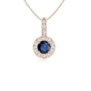 Round AA Blue Sapphire