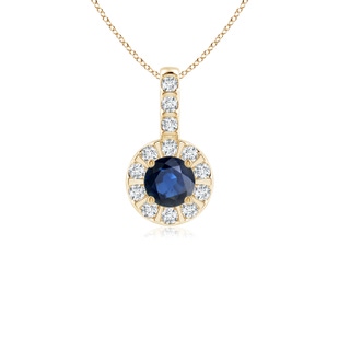 Round AA Blue Sapphire