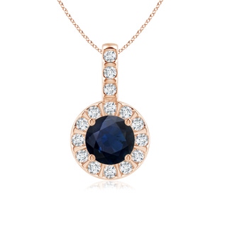 Round A Blue Sapphire