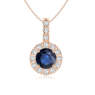 Round AA Blue Sapphire