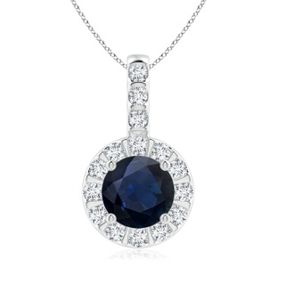 Round A Blue Sapphire
