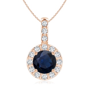 Round A Blue Sapphire