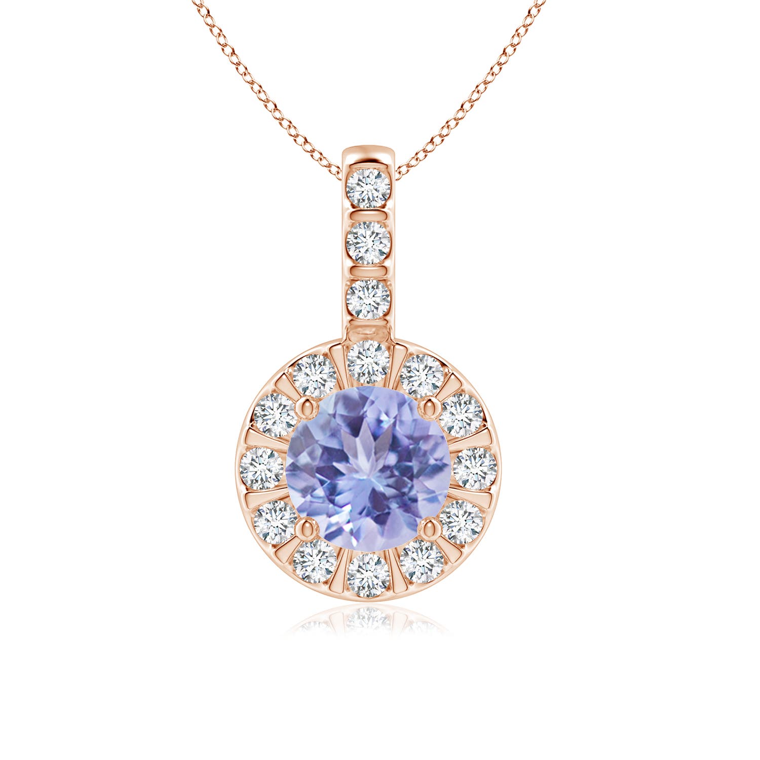 A - Tanzanite / 1.17 CT / 14 KT Rose Gold