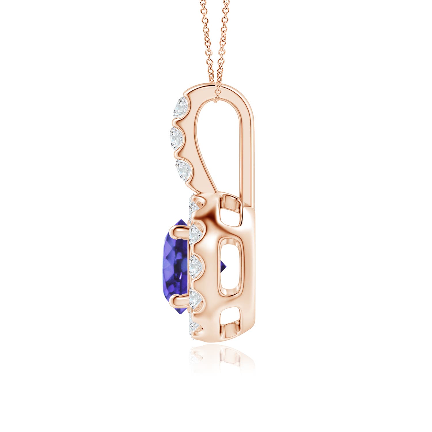 AA - Tanzanite / 1.17 CT / 14 KT Rose Gold