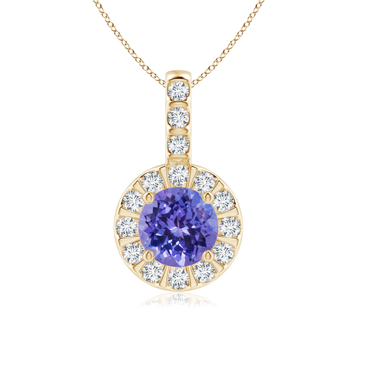 AA - Tanzanite / 1.17 CT / 14 KT Yellow Gold