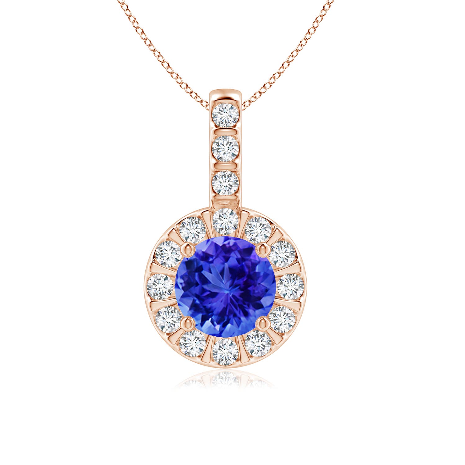 AAA - Tanzanite / 1.17 CT / 14 KT Rose Gold