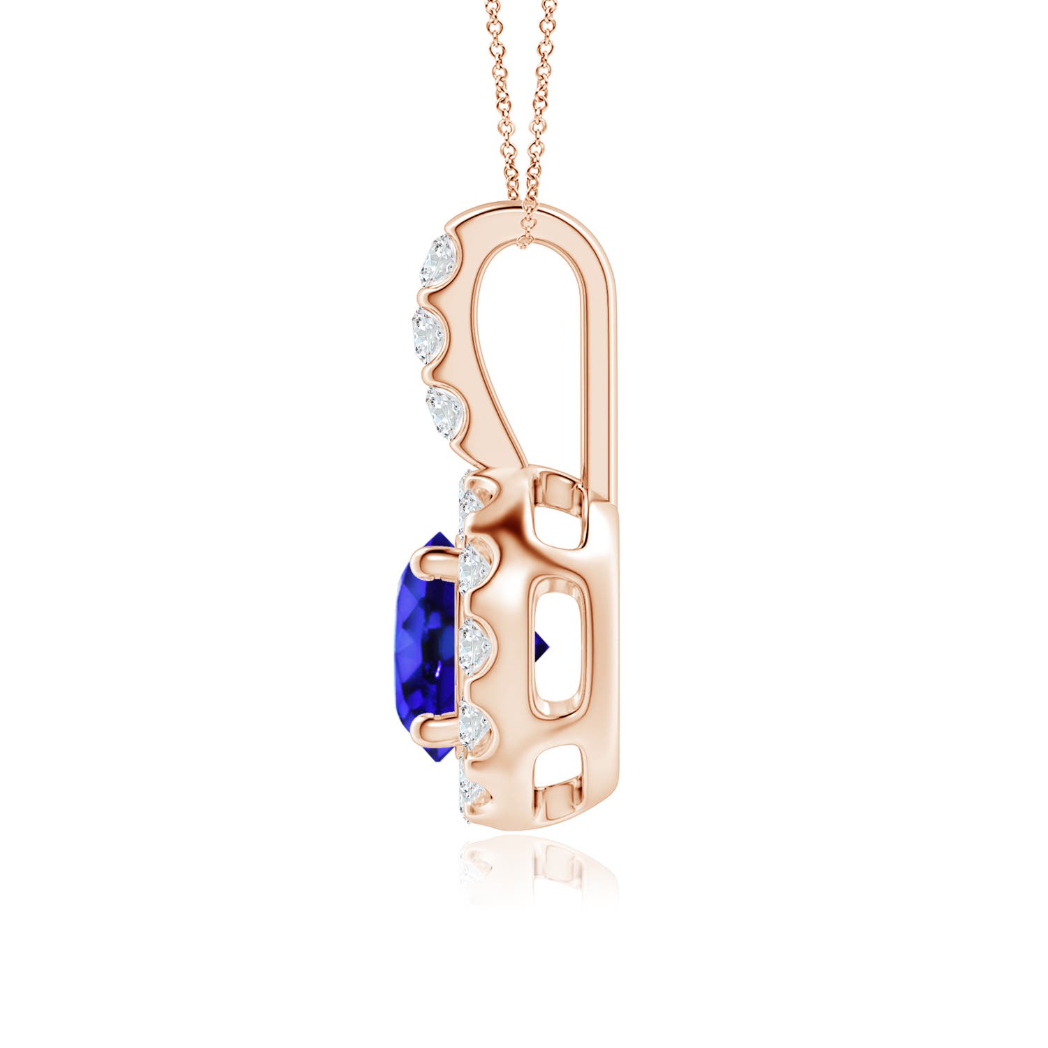 AAA - Tanzanite / 1.17 CT / 14 KT Rose Gold